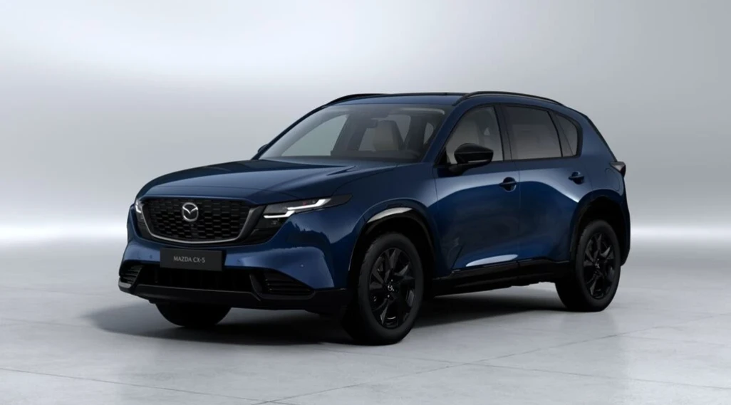 New Navy Blue colour makes its debut on the all-new Mazda CX-5